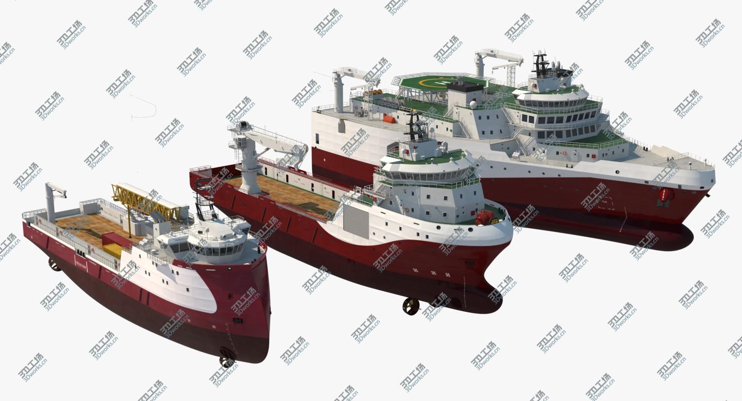 images/goods_img/202105072/Offshore Oil and Gas Vessels Collection and Complete 3D Modeling Kitbash model/4.jpg
